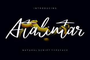 Atalintar Font Review: A Bold, Organic Script for Creative Branding