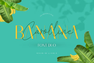 Banana Carolline Duo: A Script Font with Personality