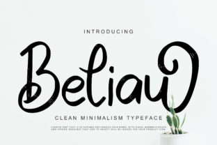 Beliau Typeface: Elevate Your Brand with Minimalist Script Typography