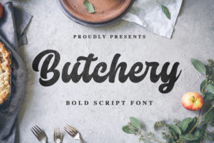 Butchery Font: A Handwritten Typeface for Heartfelt Creations