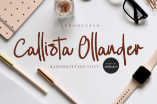 Callista Ollander Font: A Handwritten Typeface for Real-World Craft Projects