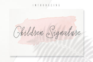 Children Signature: A Handwritten Font for Heartfelt Branding