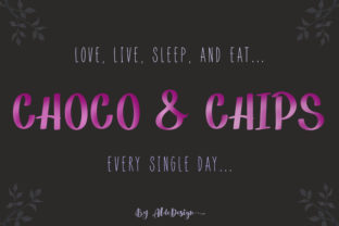 Choco Chips Font: A Playful Typeface for Professional Branding