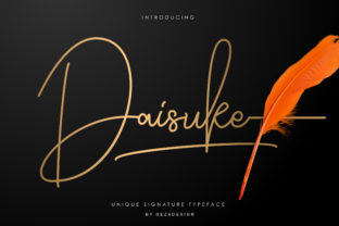 Daisuke Font: A Handwritten Typeface with Editorial Elegance