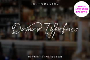 Damas: A Handwritten Font That Brings Your Creations to Life