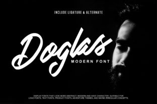 Doglas: A Handwritten Typeface for Editorial Elegance