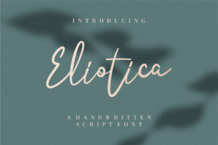 Eliotica: A Contemporary Handwritten Font for Modern Branding