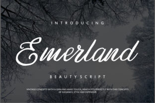 Emerland Font: Elevating Brand Identity with Handwritten Elegance