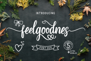 Feelgoodnes Font: Modern Script for Digital Design Projects