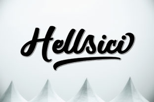 Hellsici Font: A Handwritten Typeface for Business Elegance