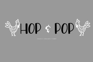 Hop and Pop Font: A Whimsical Script for Digital Design