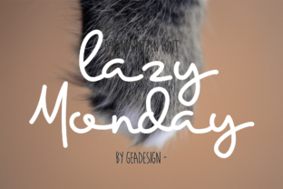 Lazy Monday Font: A Playful Typeface for Polished Branding
