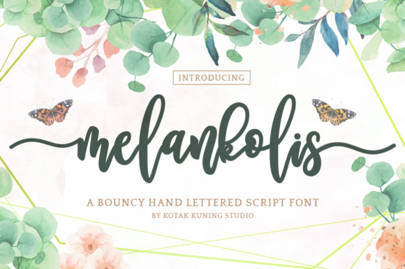 Melankolis: A Script Font That Elevates Web Design with Elegance