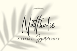 Natthalie: A Handwritten Font for Modern Brand Identity
