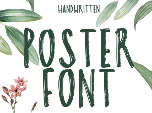 Poster Font: A Modern Handwritten Typeface for Web Design
