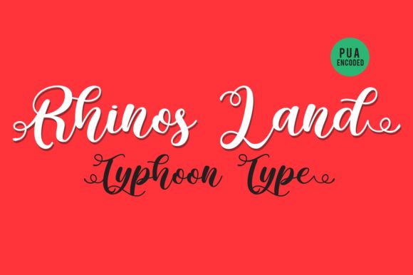 Rhinos Land Font Review: A Cool Handwritten Typeface for Creative Branding