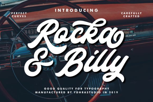 Rocka Billy: A Handwritten Font for Bold Web Design