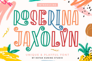 Roserina Jaxolyn: A Handwritten Typeface for Editorial Expression