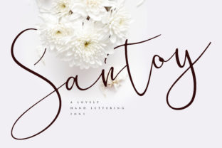 Santoy Font: A Handwritten Typeface That Elevates Every Craft Project