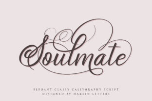 Soulmate Font: A Bold Handwritten Typeface for Digital Projects