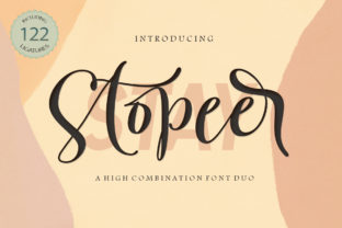 Stay Stopeer Duo: A Handwritten Font for Editorial Elegance