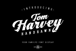 Tom Harvey Font: A Bold Handwritten Typeface for Editorial Design