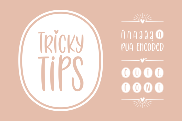 Tricky Tips Font: A Whimsical Typeface for Web Design